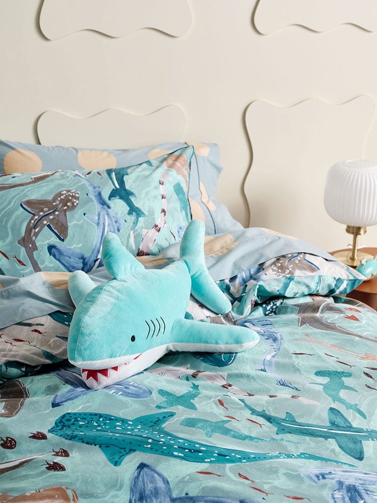 Linen House Duvet Cover Linen House Shark School Duvet Cover Set (7181857685593)