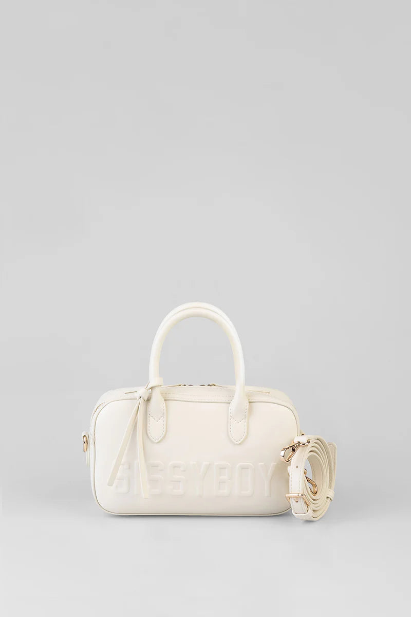 Sissy Boy Emory Bag Bowler-Off White BG967