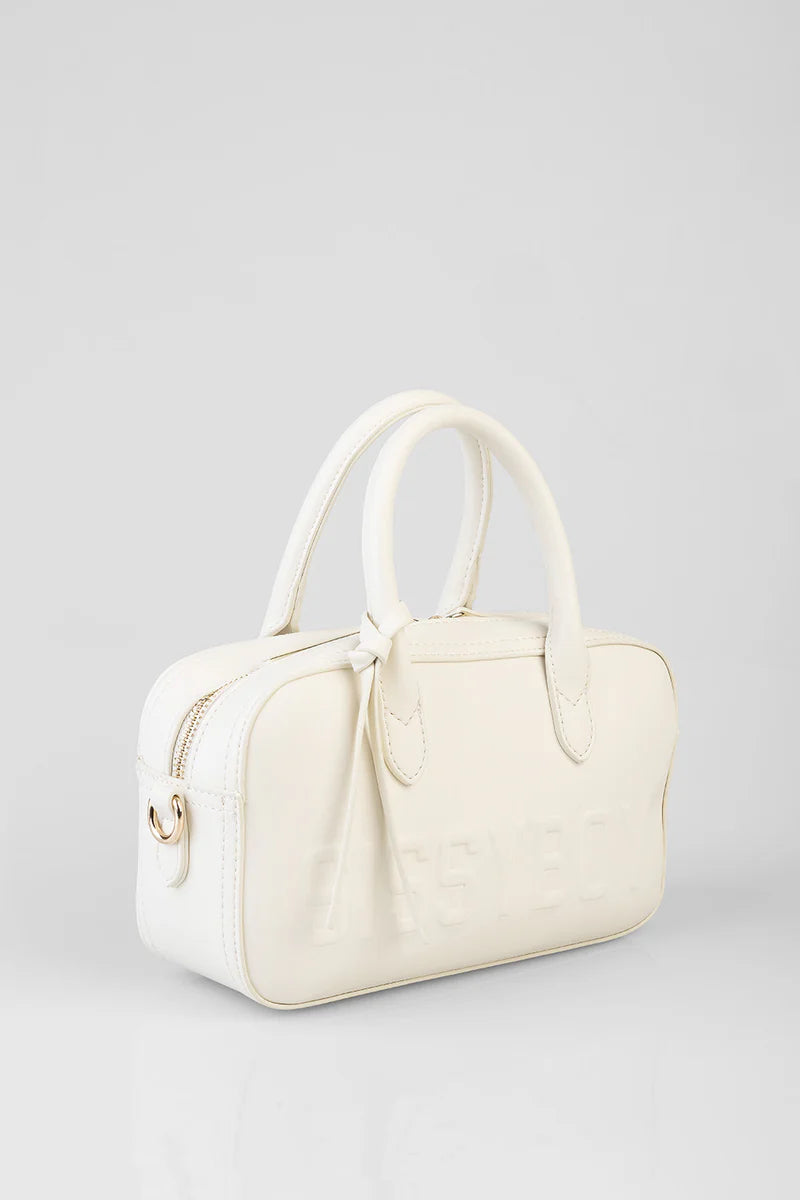 Sissy Boy Emory Bag Bowler-Off White BG967