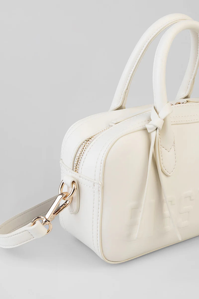 Sissy Boy Emory Bag Bowler-Off White BG967