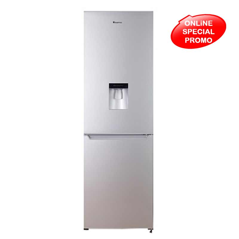 Hisense Promotions Hisense  323L Metallic  Fridge Freezer With Water Dispenser H420BME-WD (2061604978777)