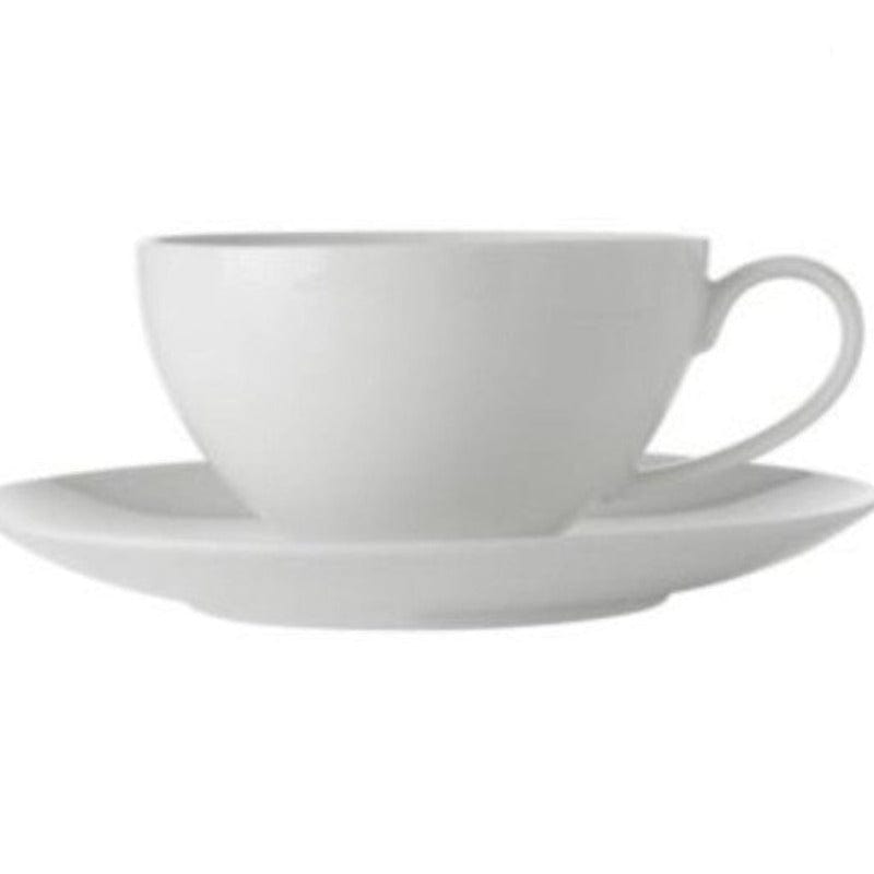 Maxwell & Williams Cup & Saucer Maxwell & Williams White Basics Coupe Breakfast Cup & Saucer 400ML (6748393799769)