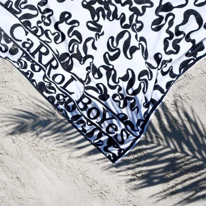 Carrol Boyes TOWEL Carrol Boyes Beach Towel Quicksilver UBT-QS (7287744331865)