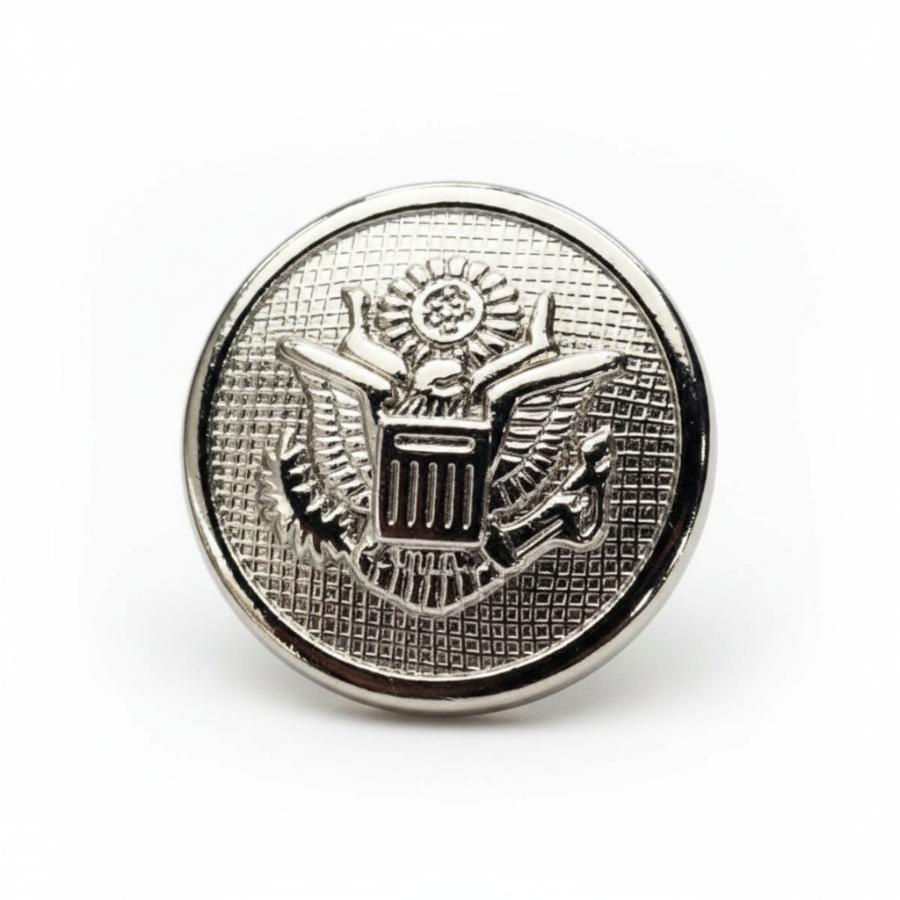 Fancy Button Silver.