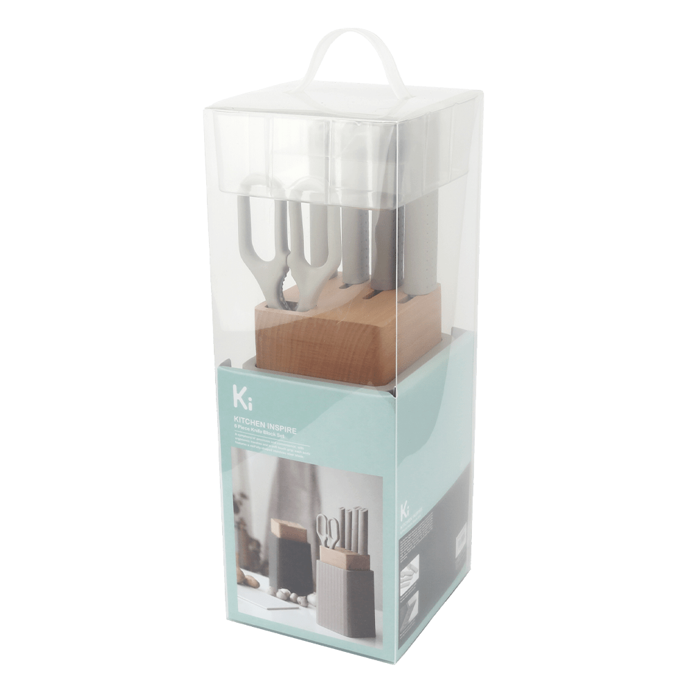 Kitchen Inspire CUTLERY Kitchen Inspire 6 Piece Knife Block Set 502214 (7596749848665)