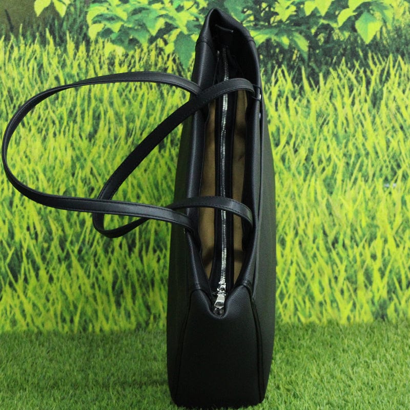 POLO BLACK Polo Lyon Large Market Tote Handbag Black (6852421353561)