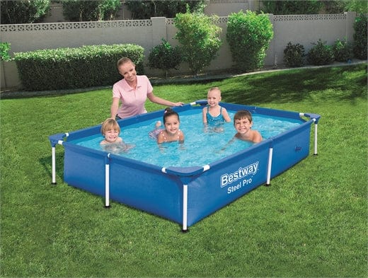 BESTWAY POOL Bestway Steel Pro Frame Pool 2.21m x 1.50m x 43cm 56401 (7166963679321)