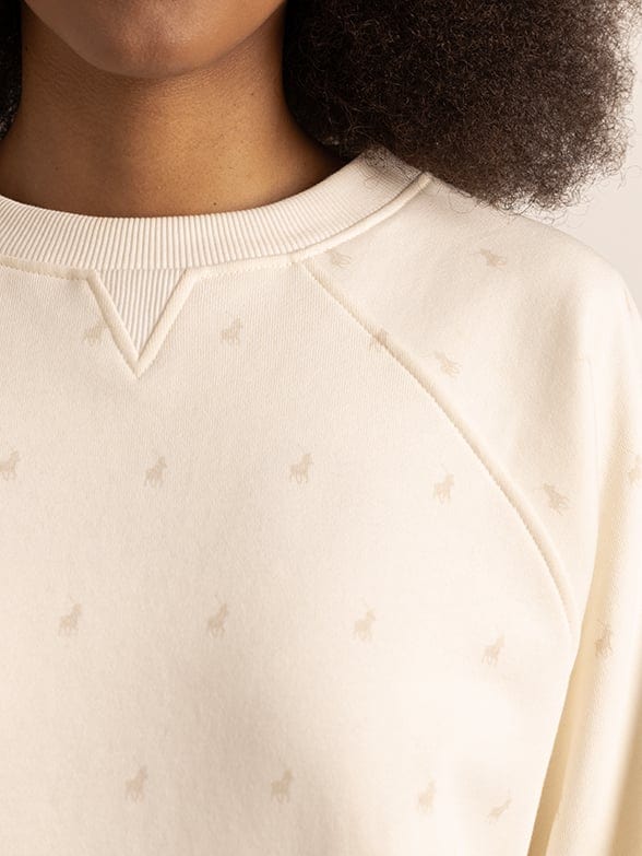 MHC World Ladies  Monogram Track Top stone (7281520148569)