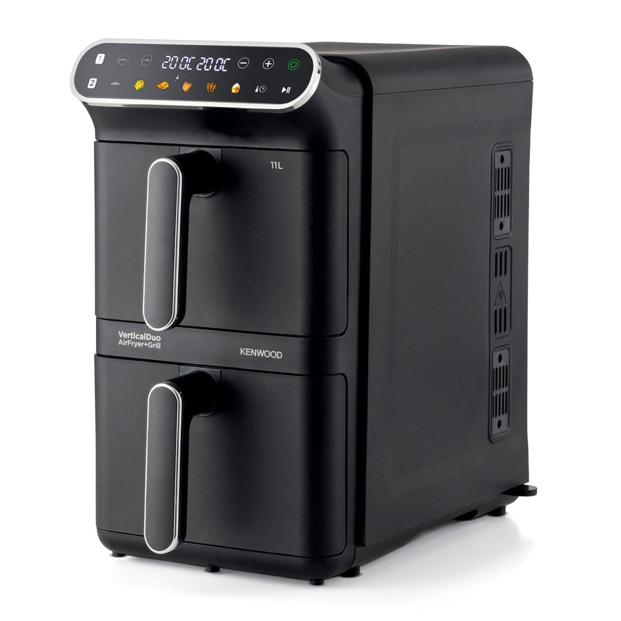 Kenwood Vertical Duo Digital Air Fryer 11L Black HFV11.000BK