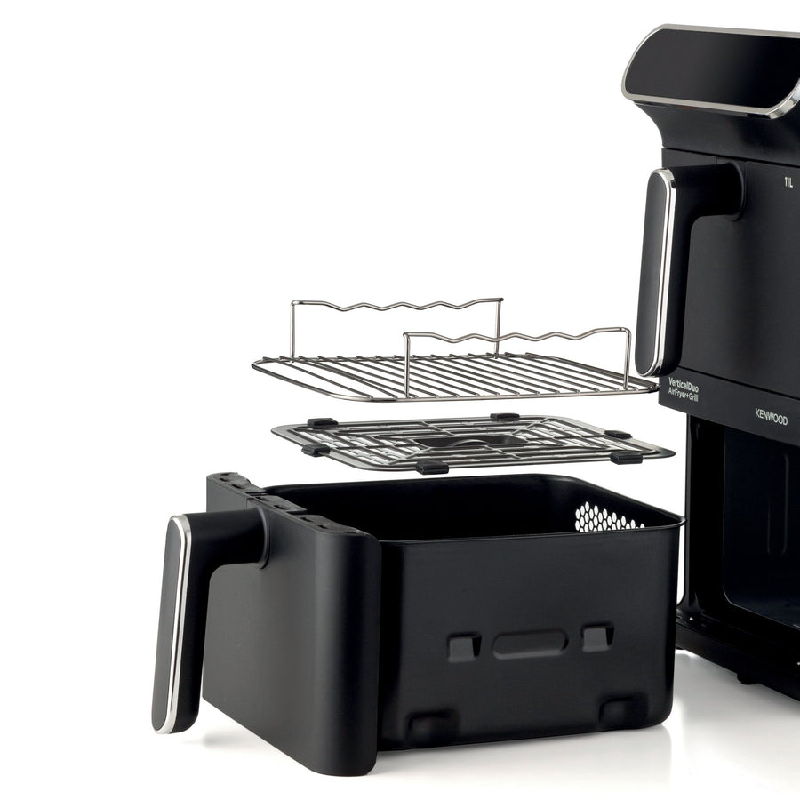 Kenwood Vertical Duo Digital Air Fryer 11L Black HFV11.000BK