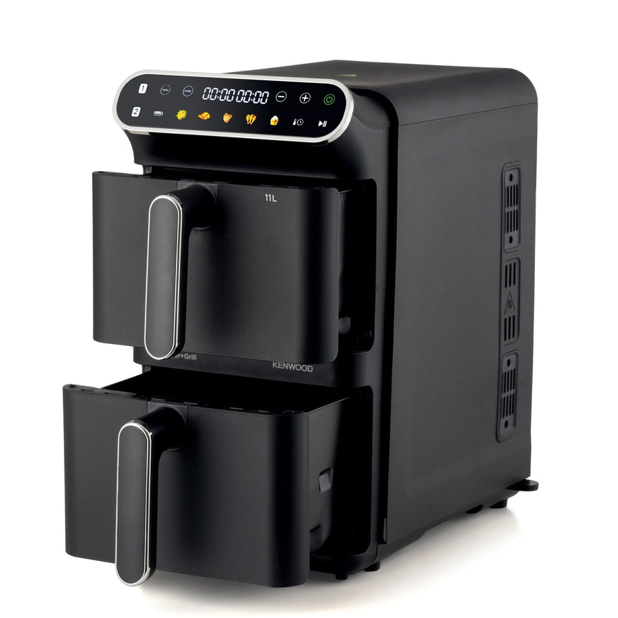 Kenwood Vertical Duo Digital Air Fryer 11L Black HFV11.000BK