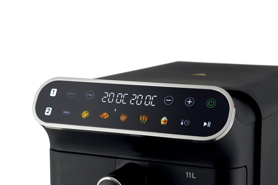 Kenwood Vertical Duo Digital Air Fryer 11L Black HFV11.000BK