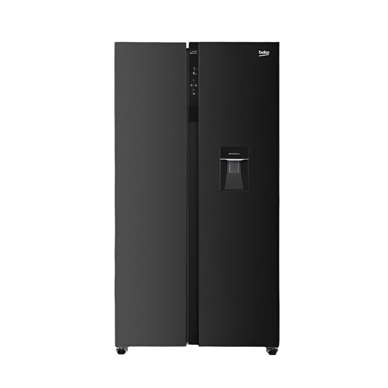Beko 521L Dark Grey Inox Side By Side Harvest Fresh Fridge GNO532B