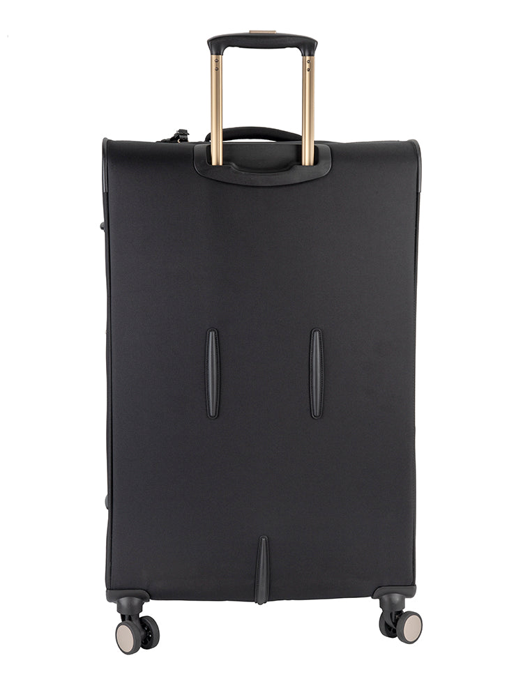 Cellini Allure Soft Shell 4 Wheel Trolley-Black
