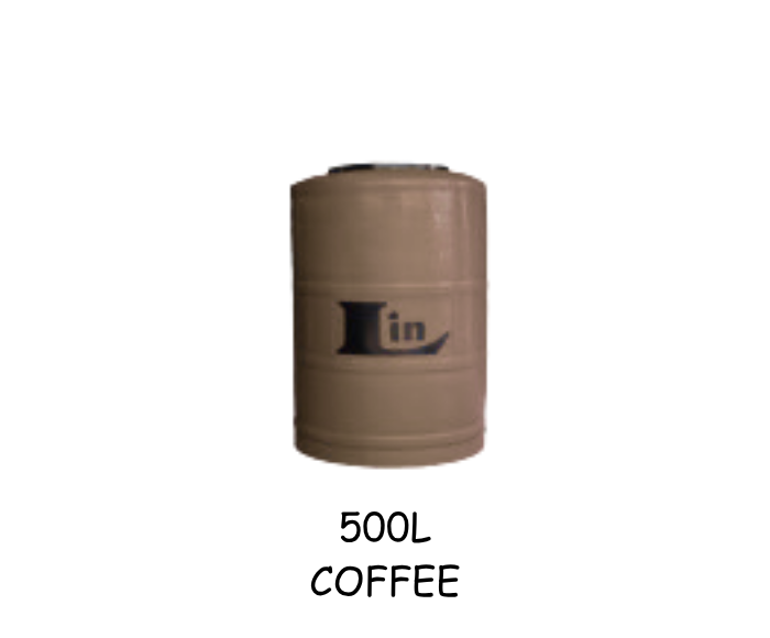 Lin Water Tank Vertical 500 Litre Coffee