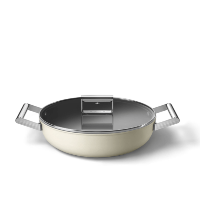 smeg POTS Smeg 28CM 50's Style Cookware Deeppan CKFD2811CRM (7062051586137)