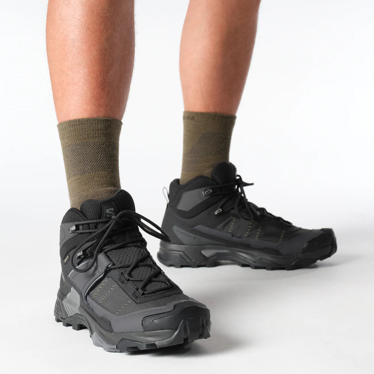Salomon X Ultra 5 Mid Gore-Tex Men's Hiking Boots -Black 477542