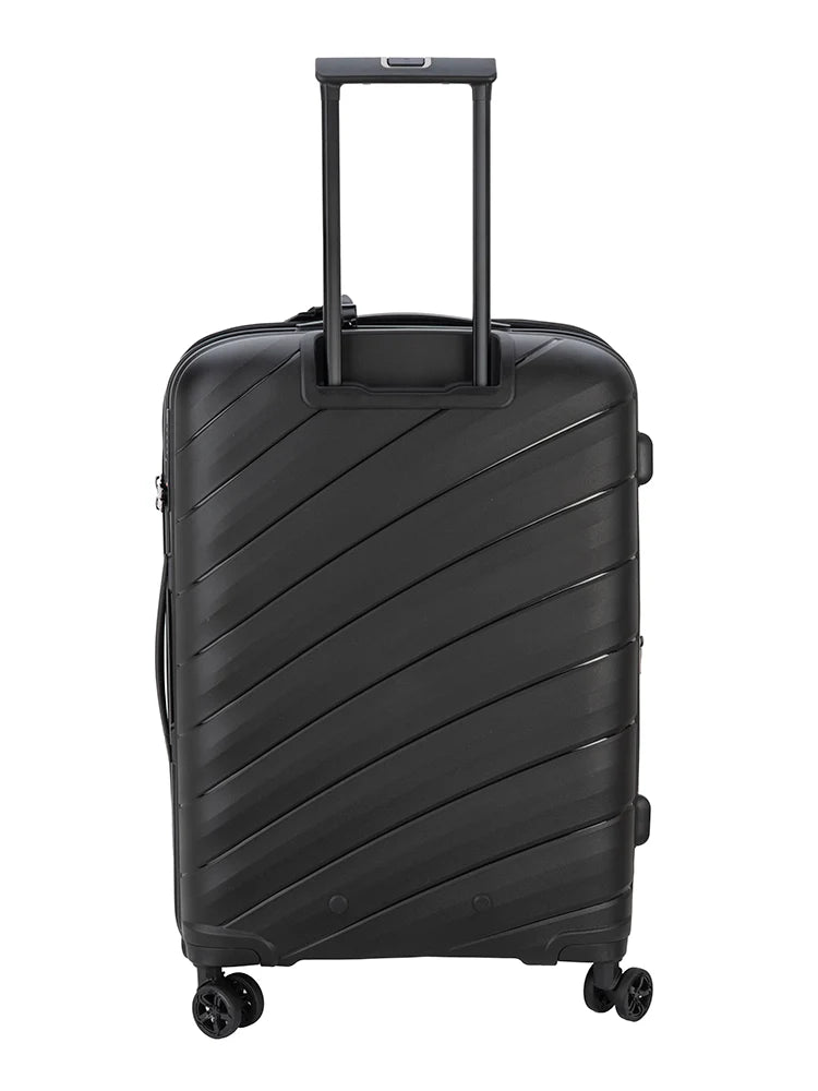 Cellini Pulse 4-Wheel Trolley Case-Black