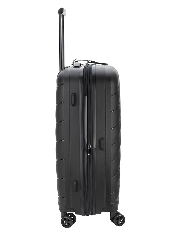Cellini Pulse 4-Wheel Trolley Case-Black