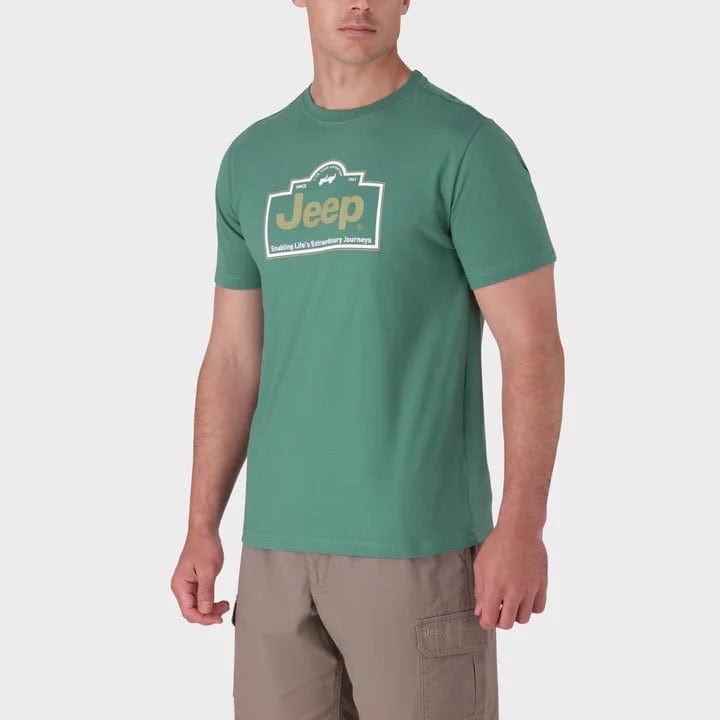 Jeep T Shirt Jeep Men's Fashion Graphics T Shirt Green (7803563868249)