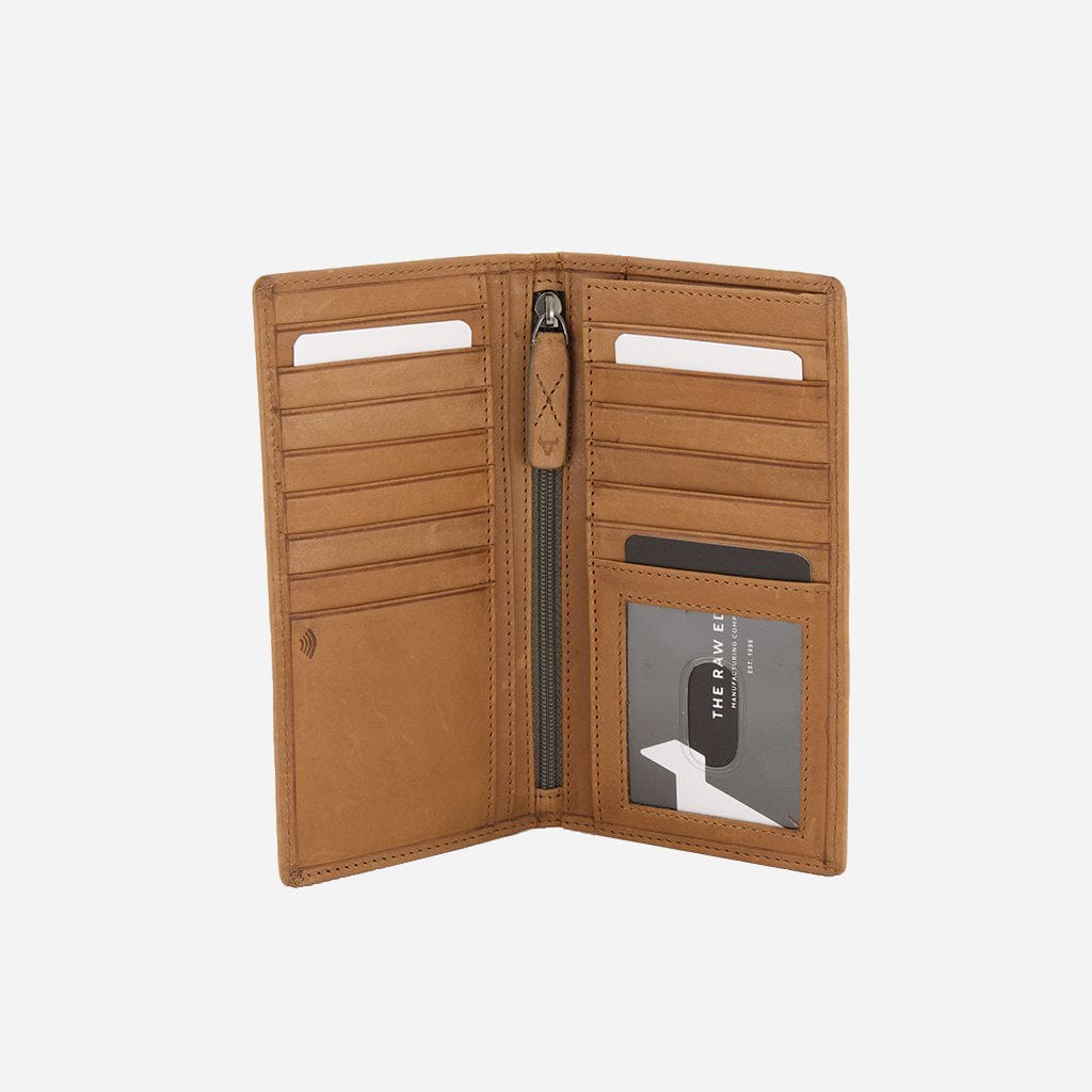 Brando Wallets Brando Leather Pocketbook Tan (7225709264985)