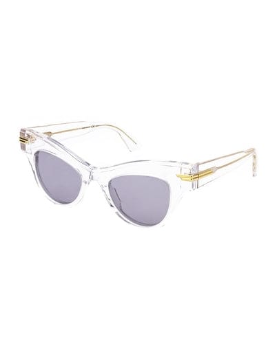 Bottega Veneta Sunglass CRYSTAL Bottega Veneta Sunglasses BV11004S-002 (6571742658649)