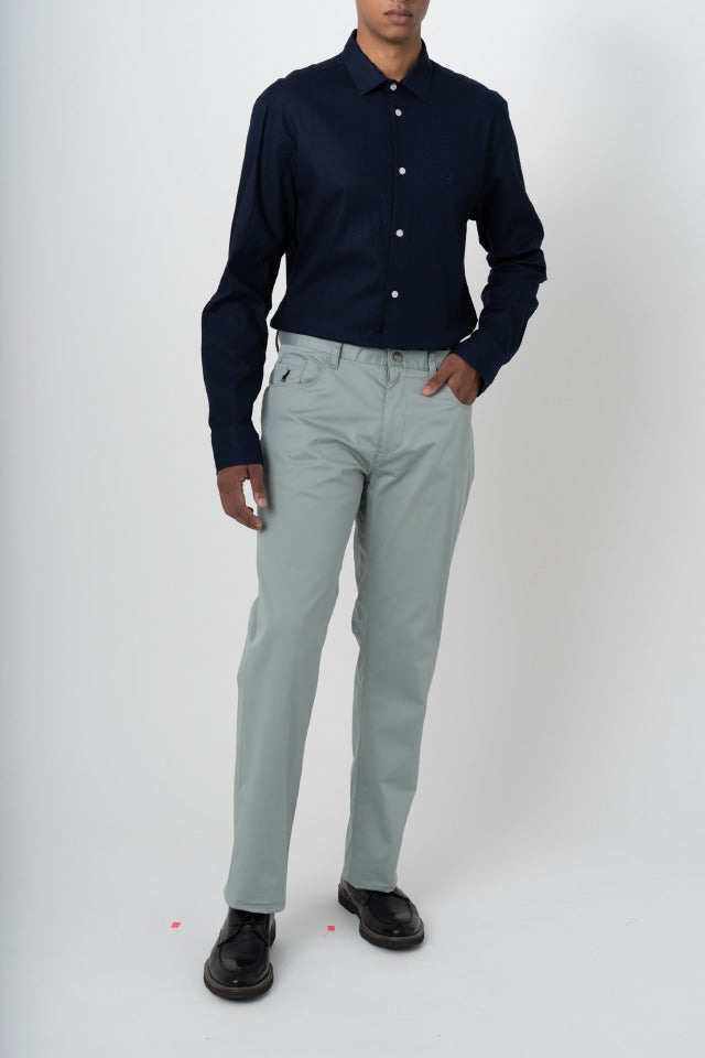 Polo Men's 5 Pocket Trouser Aqua