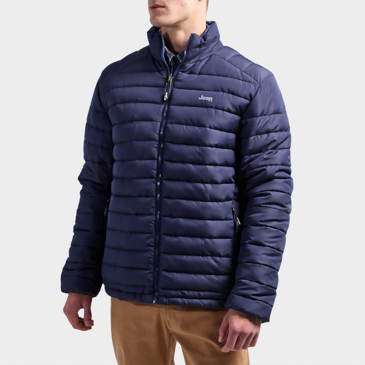 Jeep Puffer Jacket Jeep Reversible Puffer Jacket Navy