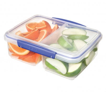 Sistema Sistema  Split Rectangular Lunch Box 1.9 Litre 1720 (4735843729497)