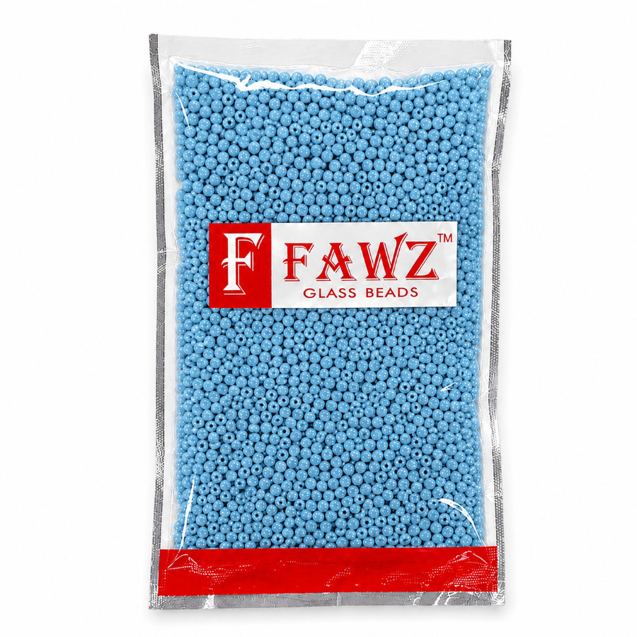 Faws Glass Beads 6mm 400g Pkt Assorted
