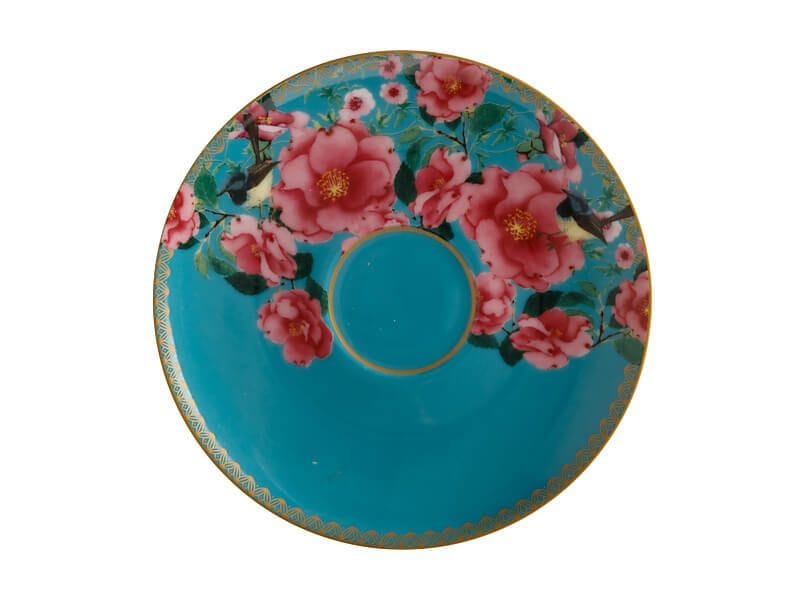 Maxwell & Williams Cup & Saucer Maxwell & Williams Teas & C's Silk Road Footed Cup & Saucer 200ML Aqua (6773604679769)