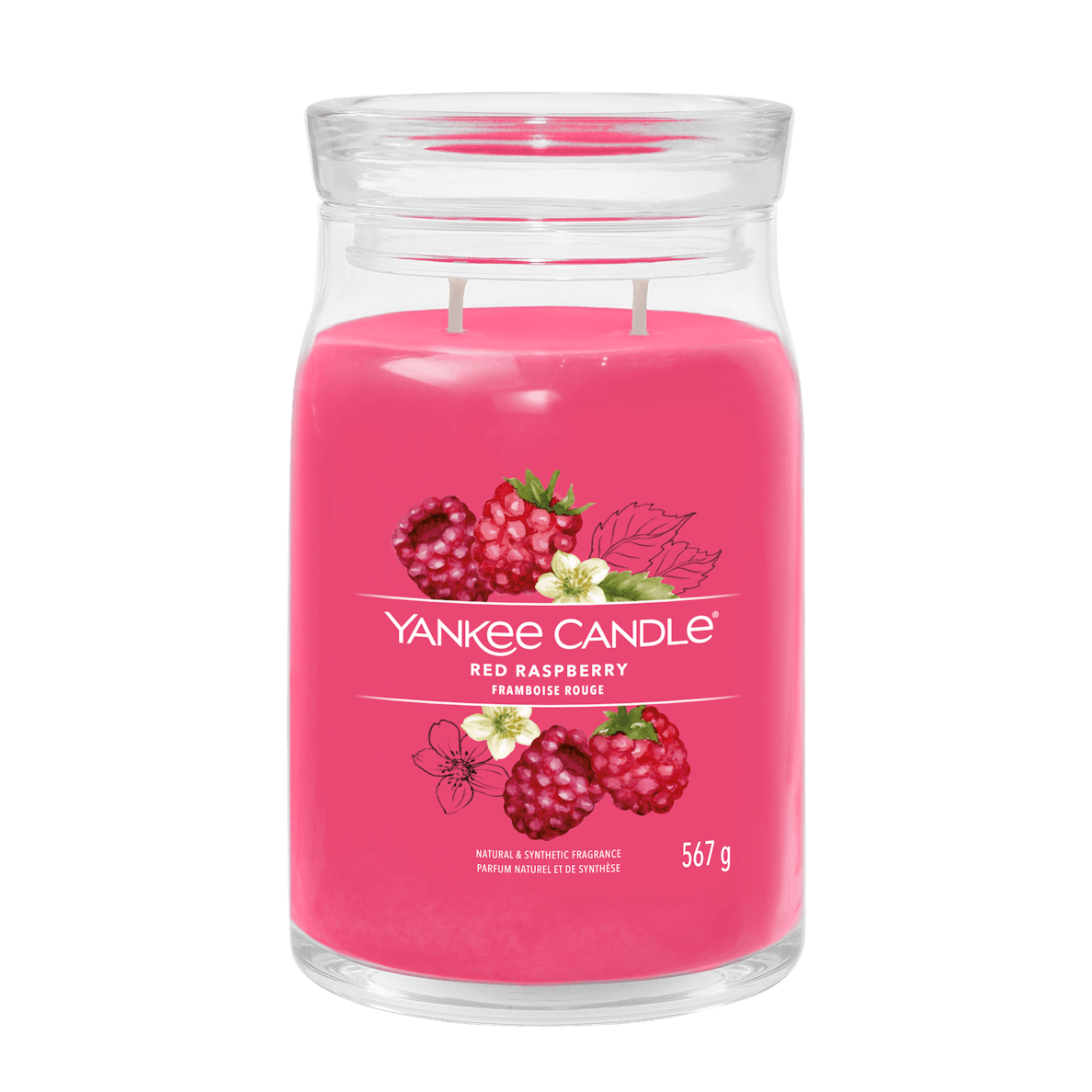 Yankee Candle Signature Large Jar Red Raspberry 567g