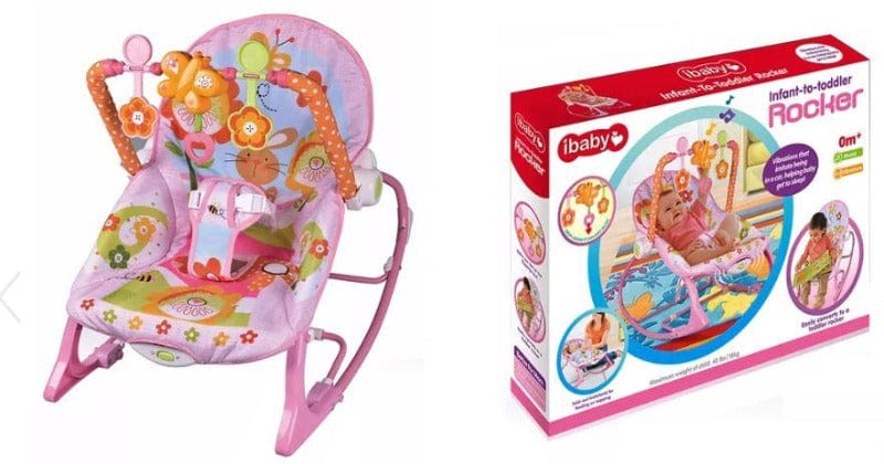 IBABY BABY CHAIR Ibaby IfantT To Todler Rocker 68112 - Pink (6602283090009)