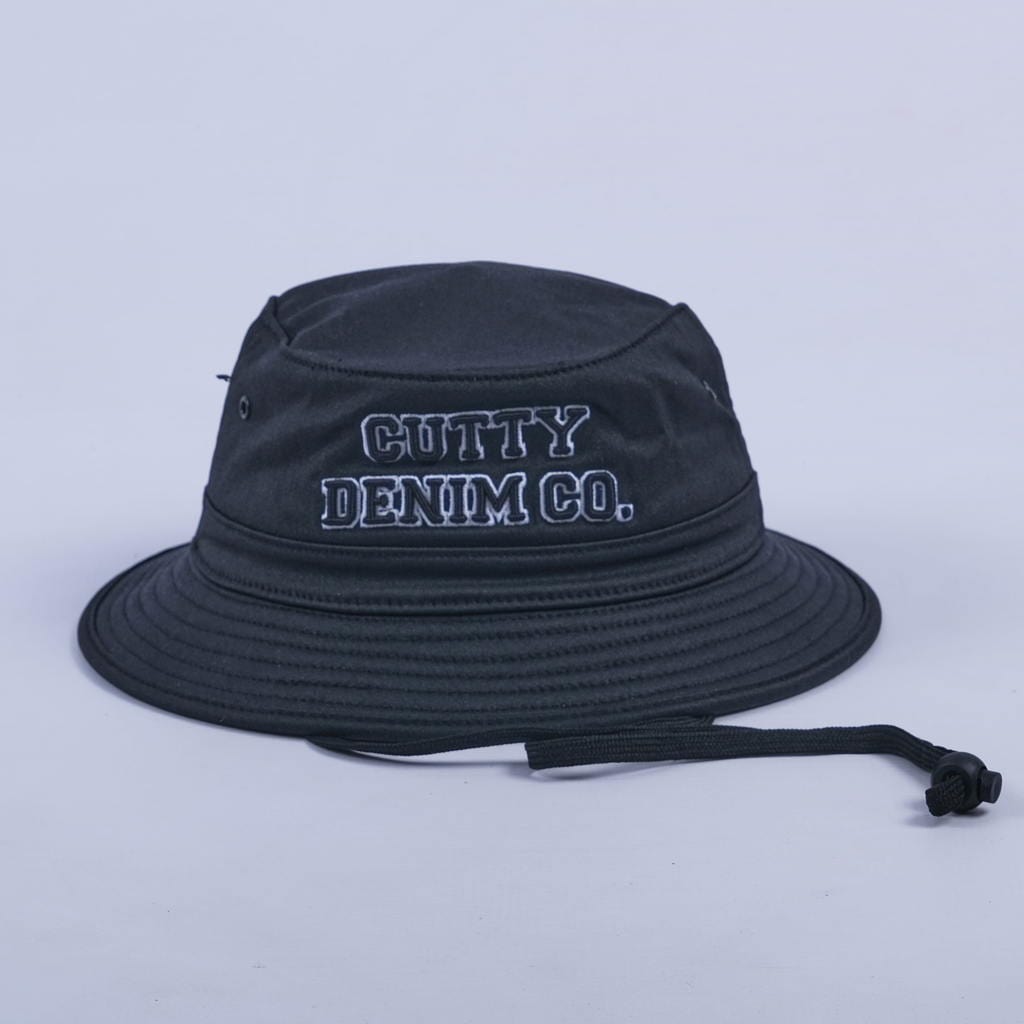 MHC World Cutty C Royal Chord Bucket Hat Black (7348854915161)
