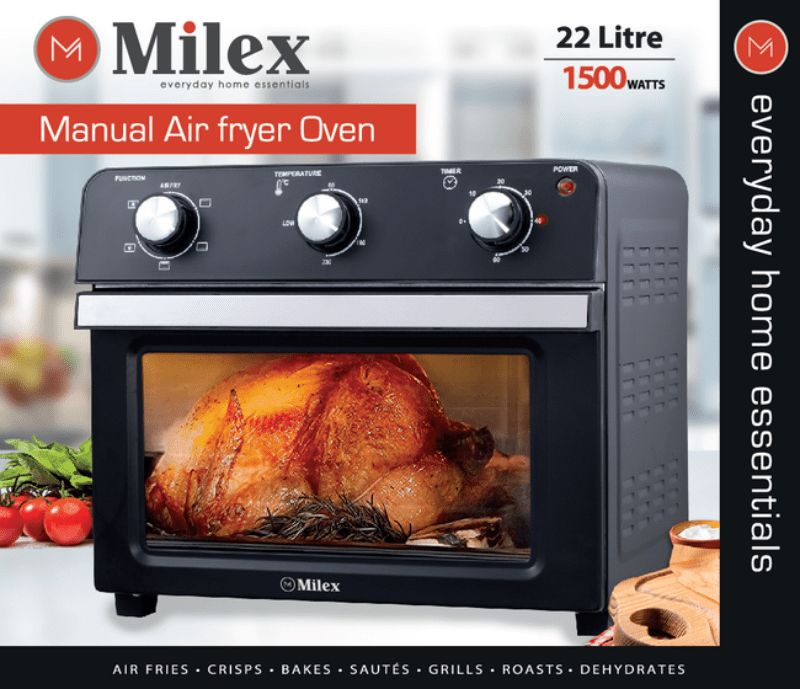 MILEX AIR FRYER Milex 22 Litre Manual Air Fryer Oven MEO001 (6954908090457)