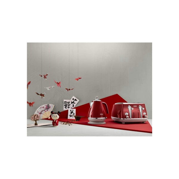 Delonghi TOASTER Delonghi Icona Capitals 4 Slice Toaster Tokyo Red TOC4003.W (4762393018457)