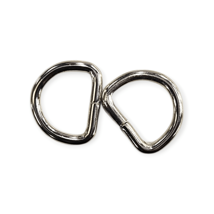 MHC WORLD D Ring D-Ring Nickel 2pc