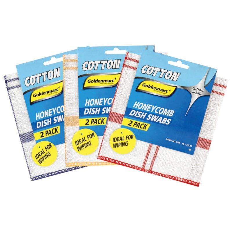 Goldenmarc Dish Coloth Goldenmarc Honeycomb Dish Swab 2 Pack (7258901577817)