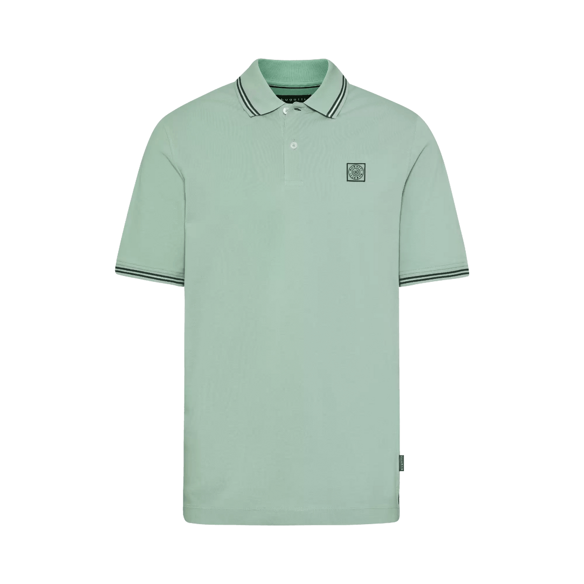 Bugatti Golf T Shirt Bugatti Men's Golf T Shirt With Contrasting Stripes in Mint (7778199765081)