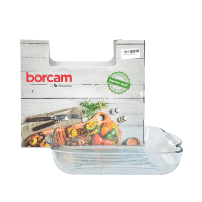Pasabahce GRILL Borcam Square Glass Tray 59874 (7043101982809)