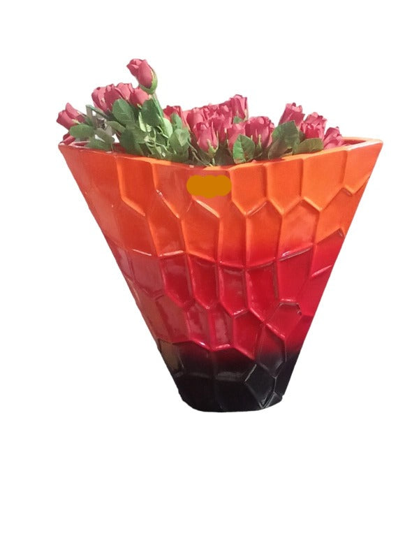 Furniture and decor VASE Vase Decor HD2970 Red Ombre Louis Base (7300353785945)