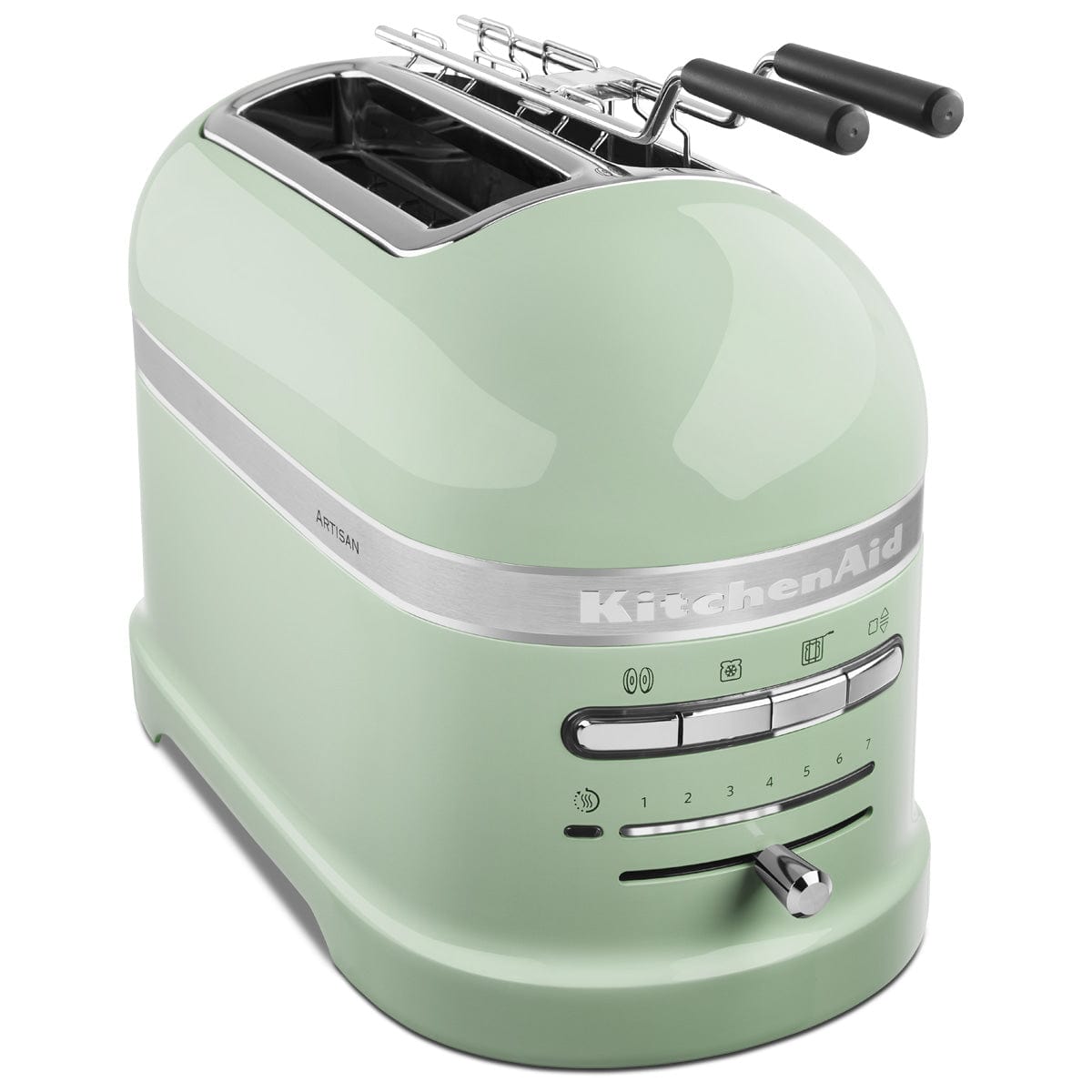 KitchenAid TOASTER KitchenAid Artisan 1250W 2 Slice Automatic Toaster Pistachio 5KMT2204EPT (2061764624473)