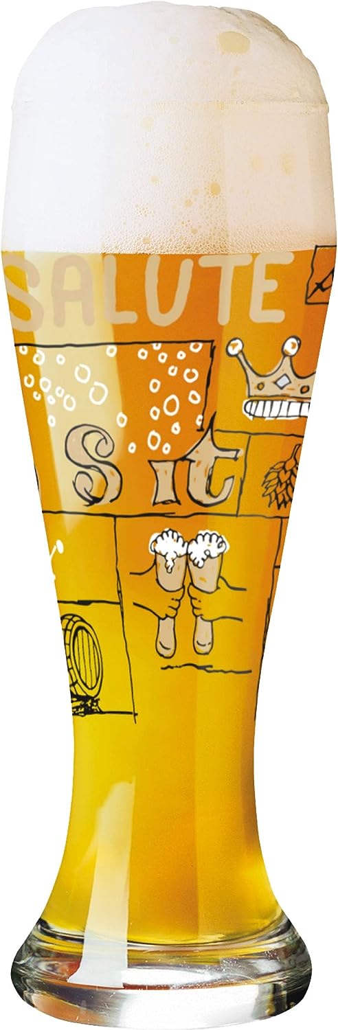 Ritzenhoff Glasses Ritzenhoff Wheat Crystal Glass 645ml Potts And Kathrin Set Of 2 (7389755244633)