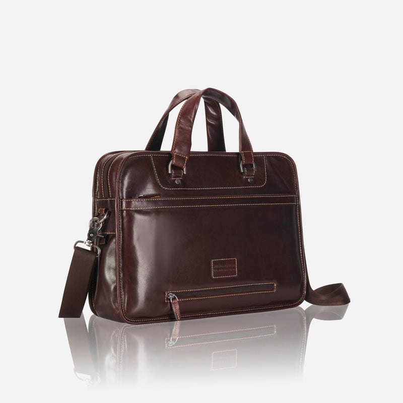 Jekyll & Hide Laptop bag Jekyll & Hide Oxford Medium Leather 15" Laptop Briefcase Espresso