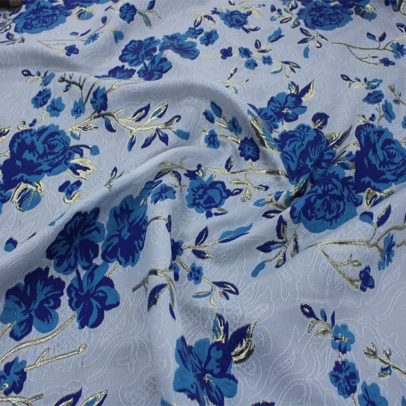 BROCADE Brocade Fabric Royal Blue 150cm (6942137843801)