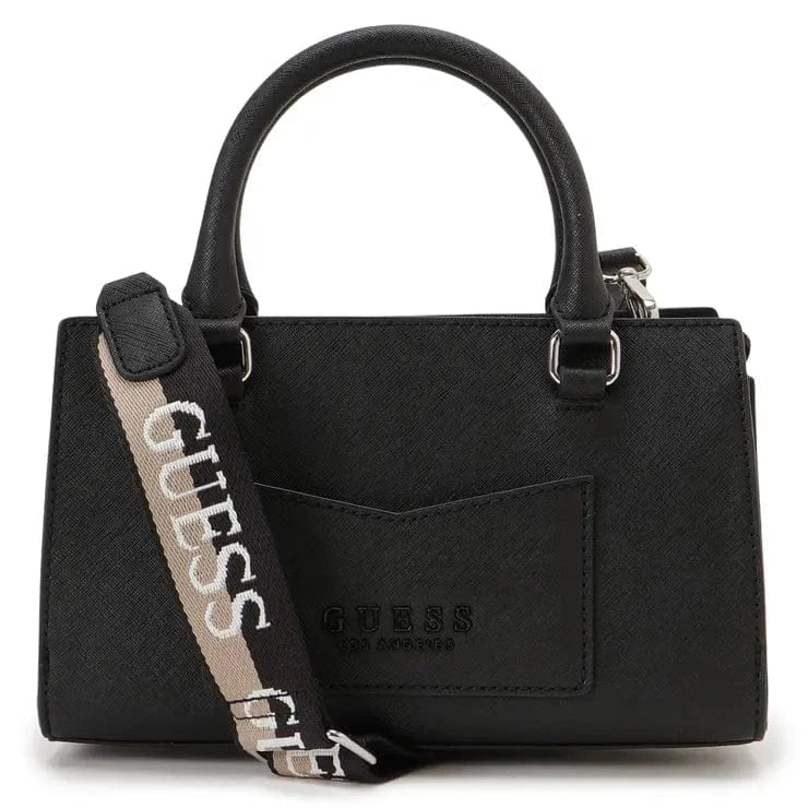 Guess Handbag Guess Bandera Satchel Black