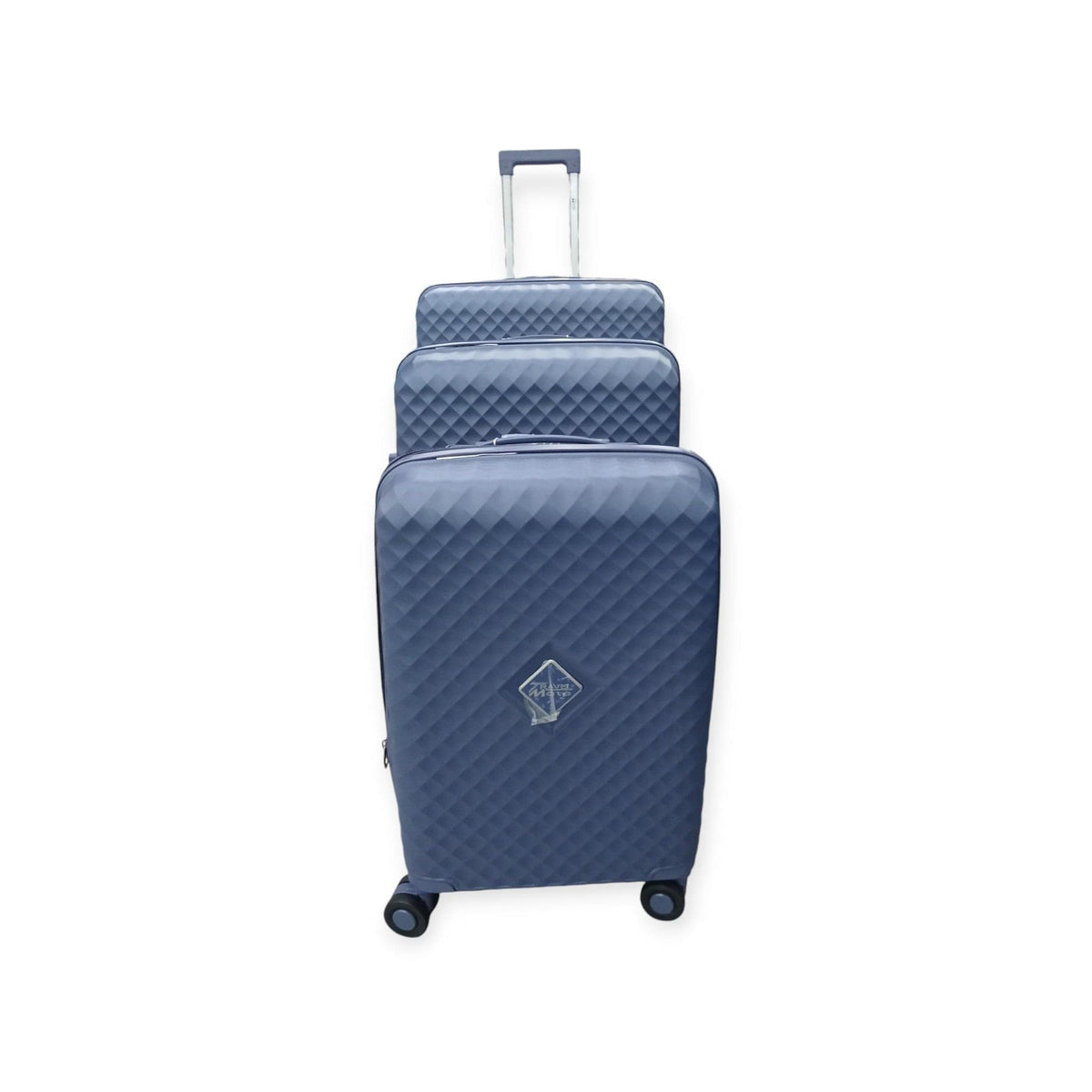 Travelmate Luggage TravelMate 3 Piece Set Luggage L-346 Navy (7805175824473)