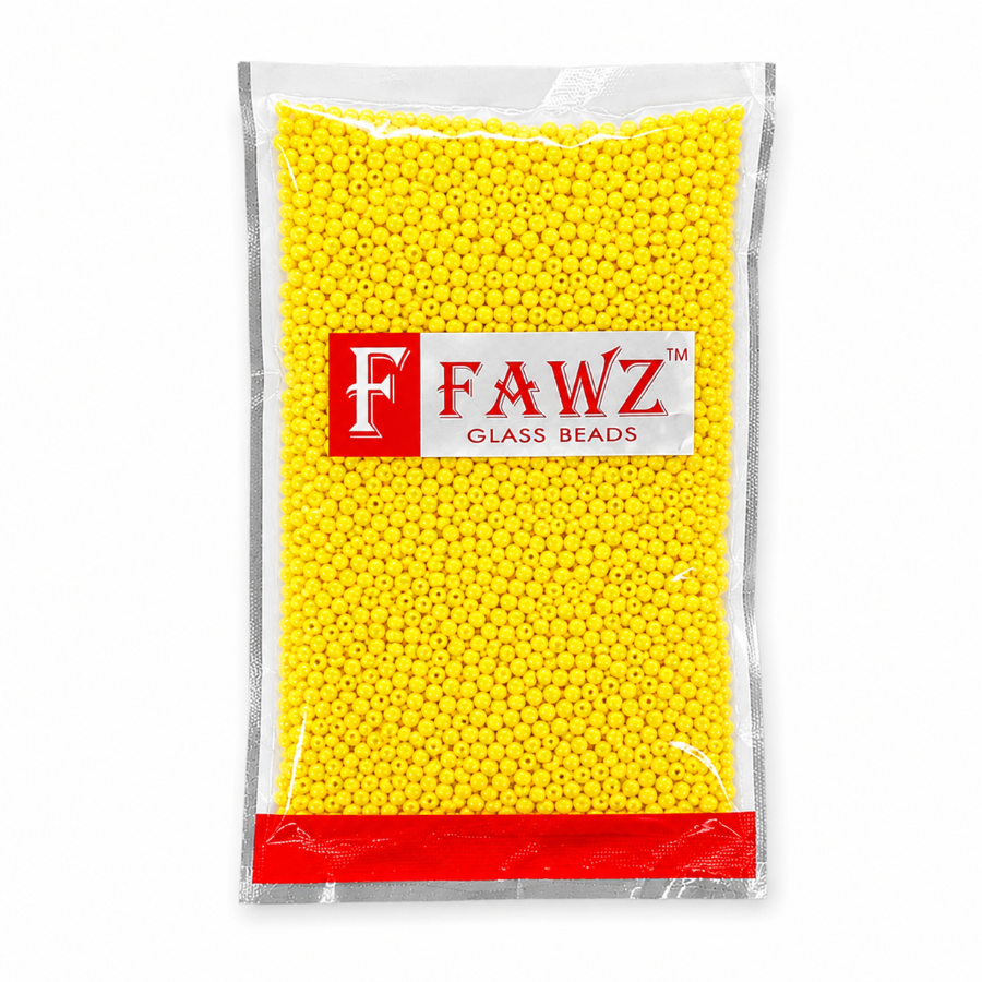 Faws Glass Beads 6mm 400g Pkt Assorted