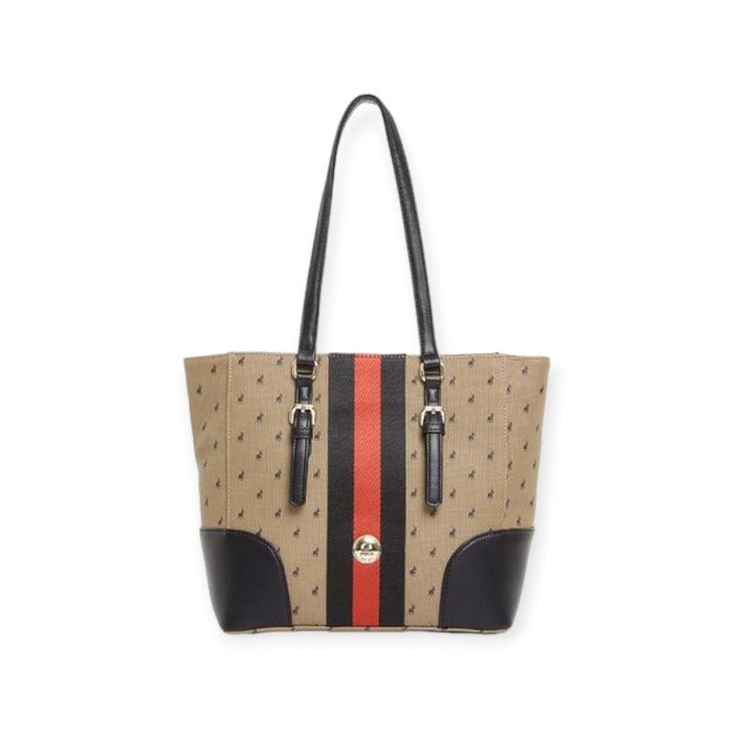 Polo Ladies Handbags Polo Parker Tote Camel (7496747188313)