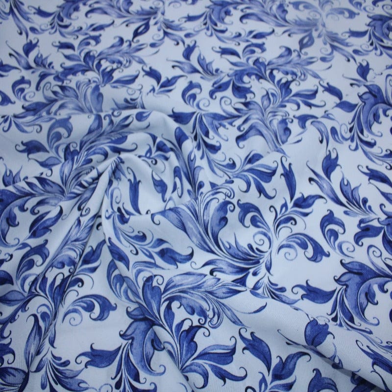 Mini Matt Printed Mini Matt DES.15 COL.4 Blue/White 150cm (7119598551129)